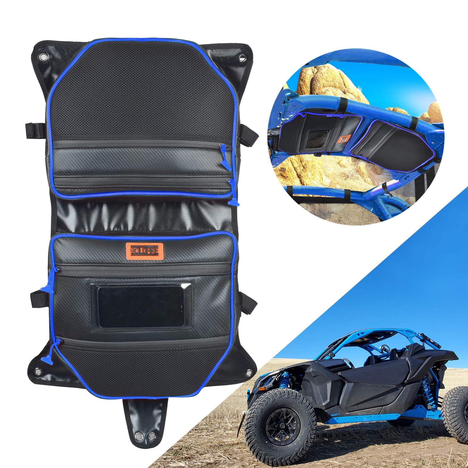 Premium Can-Am Maverick X3 Accessories (2017-2021) - Door Bags, Overhead & Under Seat Storage Combo for Off-Road Adventures & Trail Riding