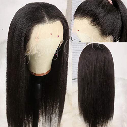 Yaki Straight 360 Lace Frontal Wig 12