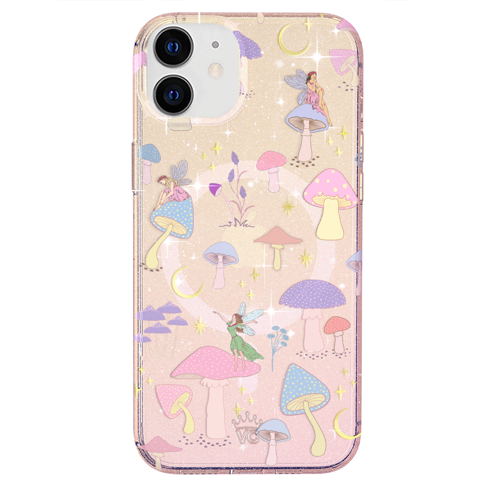 Enchanted Mushroom Design iPhone Case - Magical & Unique Phone Cover for iPhone 13/12/11/XR - Perfect for Nature Lovers & Fantasy Enthusiasts