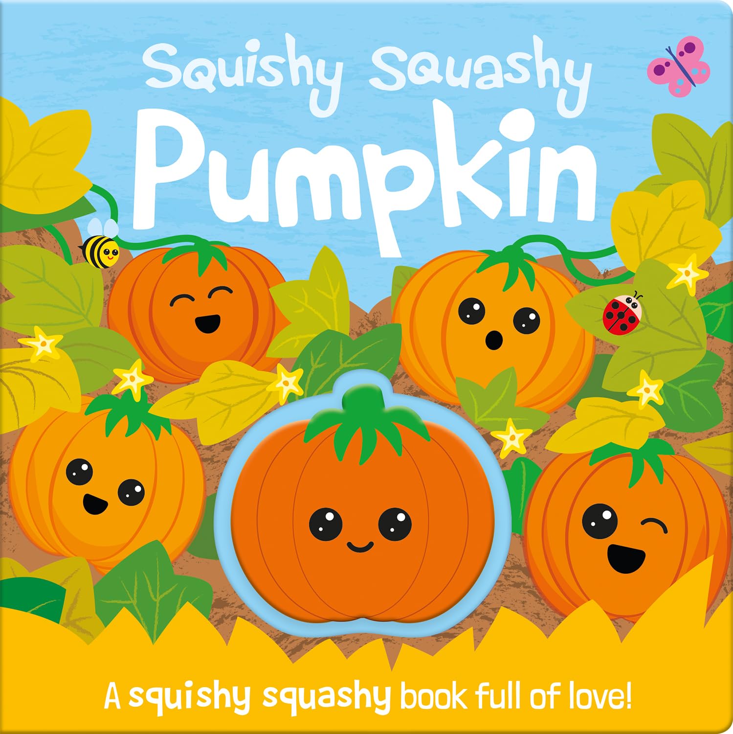 **Squishy Squashy Pumpkin Sensory Toy - Soft & Squeezable Stress Relief for Kids & Adults - Perfect for Anxiety Relief, Fidgeting, and Playtime Fun**