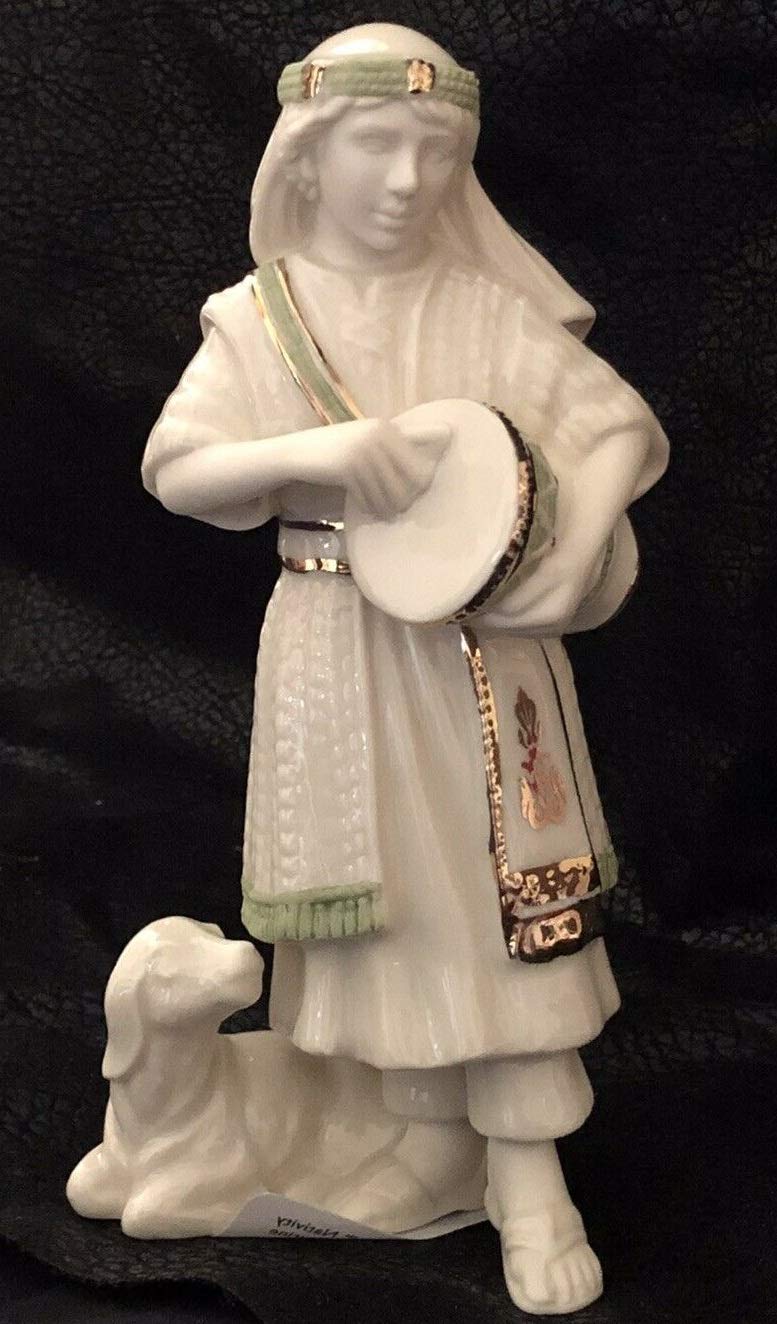 Lenox Little Drummer Boy with Sheep Nativity Set - First Blessing Collectible Figurine, New Edition | Perfect for Christmas Decorations, Holiday Gift, and Nativity Scene Displays