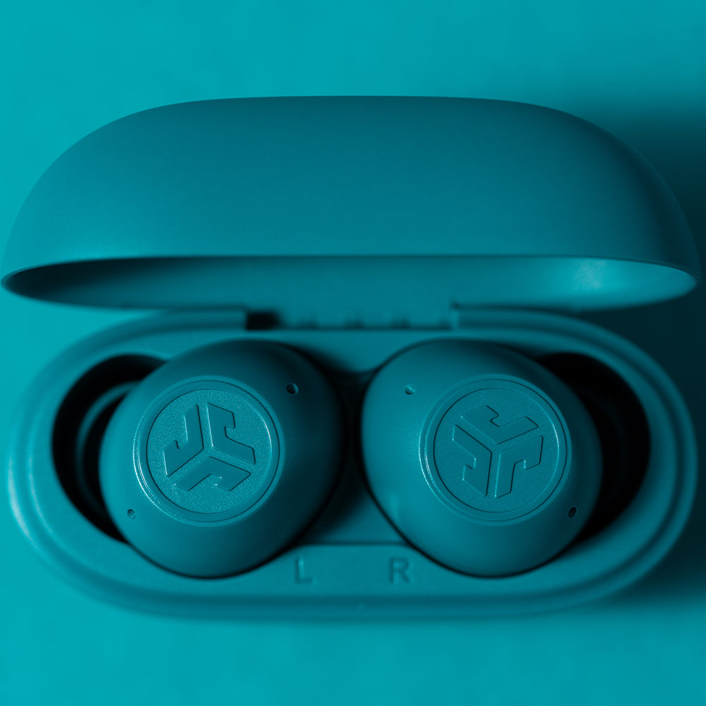 Go Pop ANC Wireless Earbuds with Noise Cancellation - Teal Color + Extra Ear Tips - Perfect for Workouts, Commuting & Travel