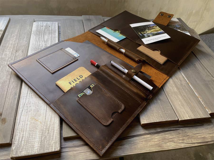 Custom Leather MacBook Pro 15 Inch Case Sleeve - Premium Protective Cover for Laptop - Perfect for Work, Travel & School Accessories
