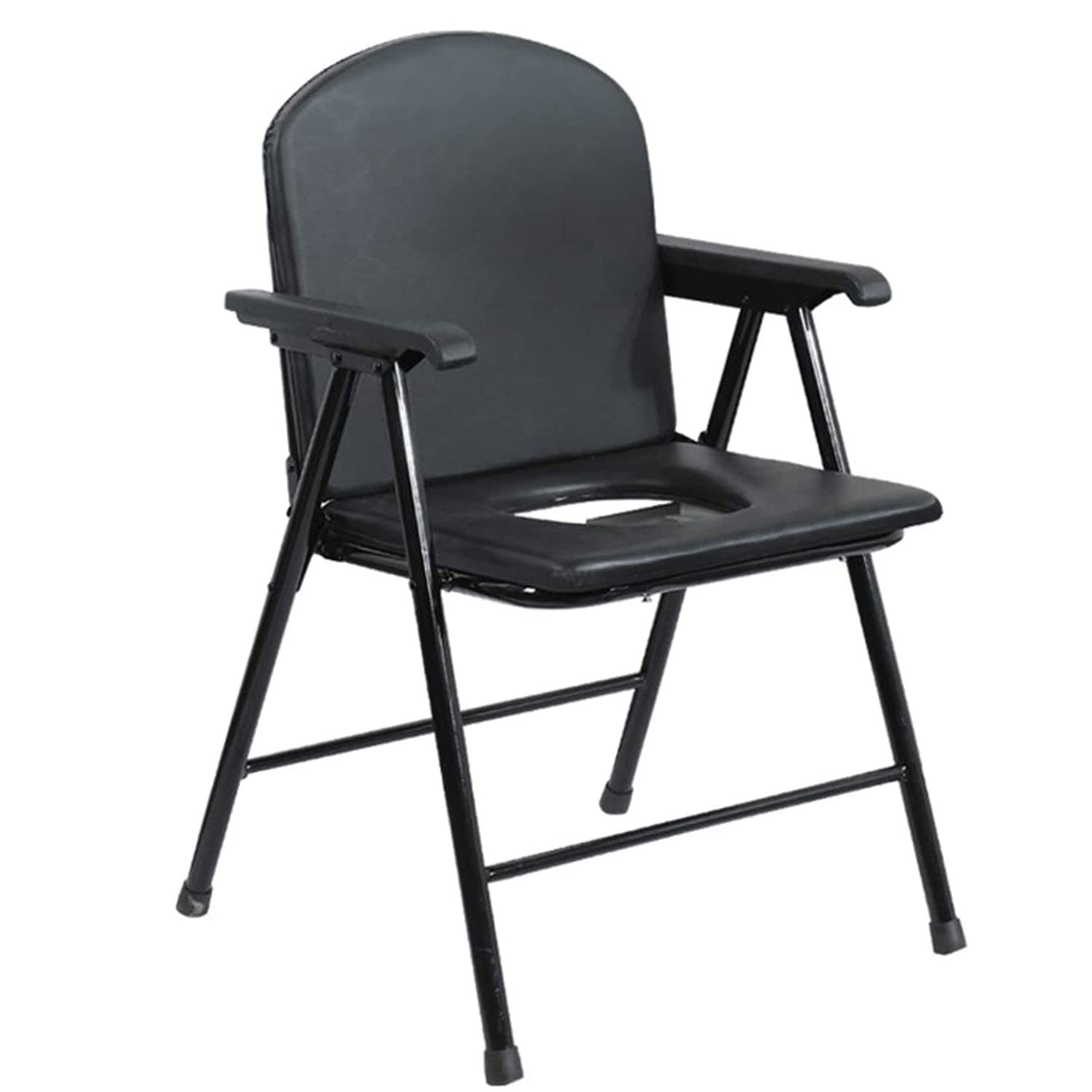 Portable Folding Commode Toilet Seat with Bucket - Lightweight Travel & Camping Toilet for Adults, Elderly, Disabled & Seniors - Ideal for Home Care, Hospitals & Outdoor Adventures
