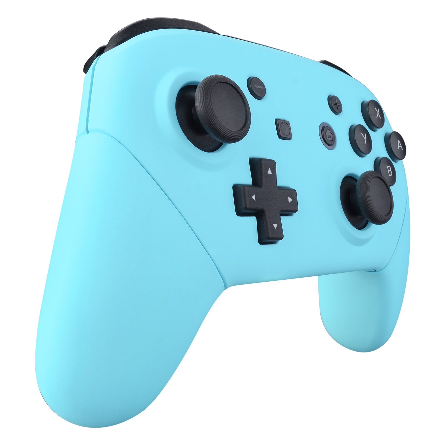 eXtremeRate Heaven Blue Faceplate & Backplate Replacement for Nintendo Switch Pro Controller - DIY Custom Shell Kit (Controller Not Included) - Perfect for Gaming, Modding & Personalization - FRP308