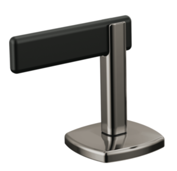 Brizo Allaria Widespread Bathroom Faucet Lever Handle Kit (Pair) - Brilliance Black Onyx & Matte Black (HL5368 BNXBL) | Perfect for Modern Bathroom Renovations & Luxury Home Upgrades