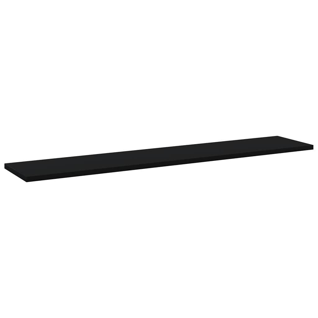 Floating Shelf Replacement Boards - 4 Pack Black Wall Shelves 39.4