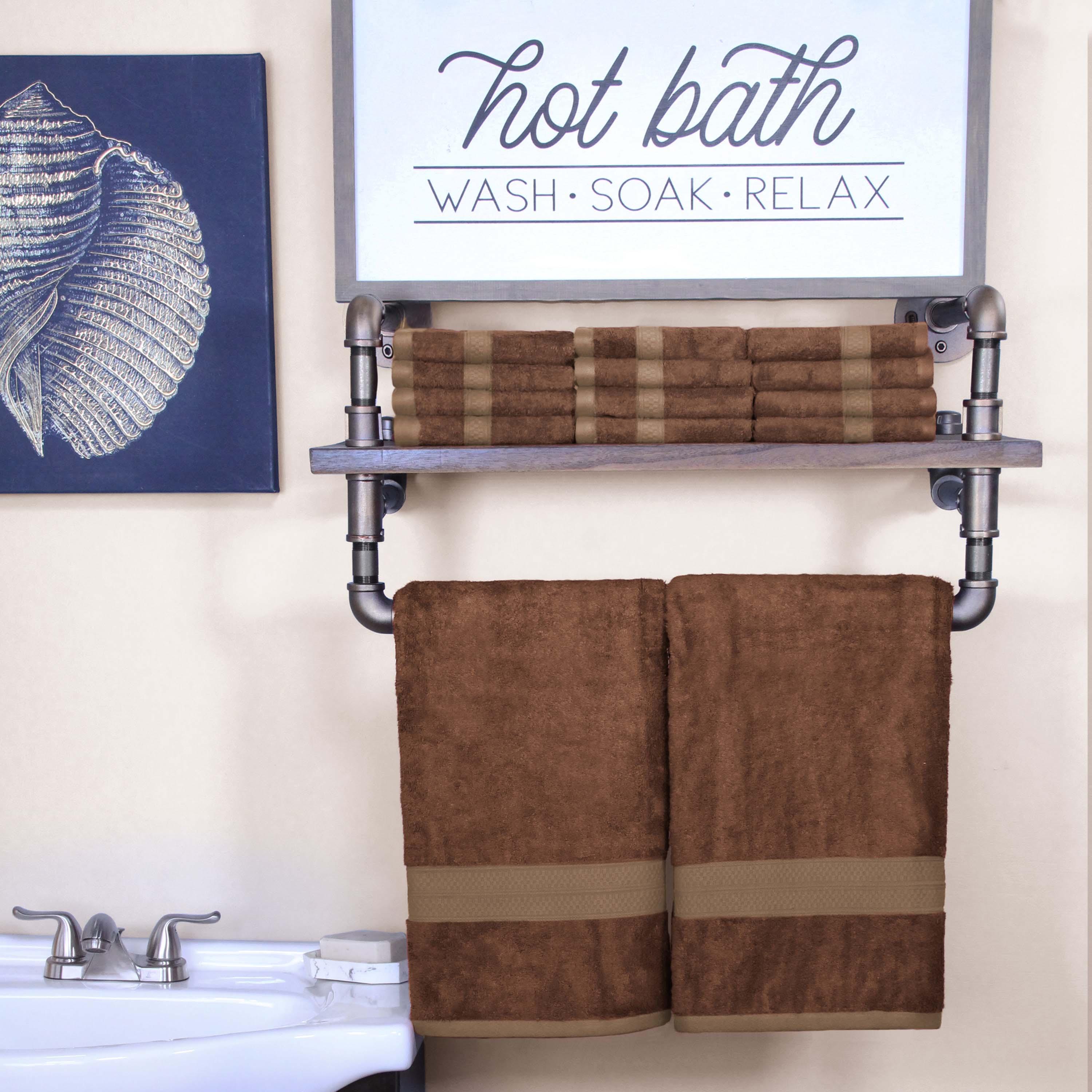 Ultra Soft Bamboo Rayon & Cotton Blend Bath Towel and Face Towel Set - Eco-Friendly, Absorbent & Gentle for Spa, Bathroom & Travel Use