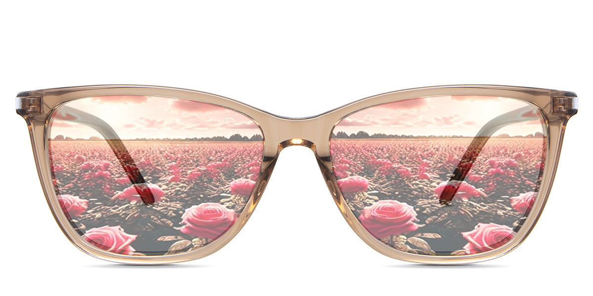 Ophelia Women's Prescription Tinted Glasses - Stylish & UV Protection for Reading, Driving & Outdoor Activities