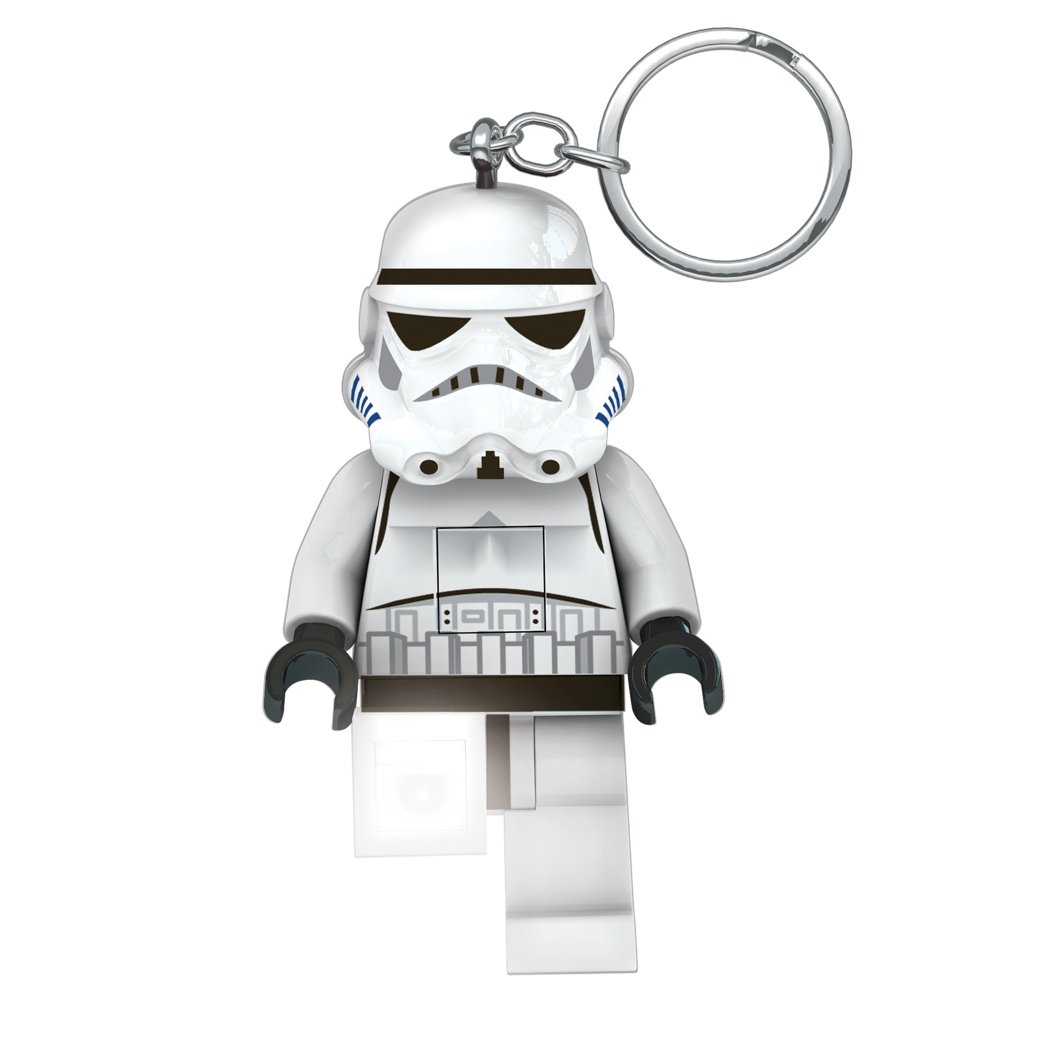LEGO Star Wars Stormtrooper Keychain with LED Flashlight - 76mm Collectible Figure Toy Gift for Kids (Includes 2 CR2025 Batteries) - Perfect for Star Wars Fans, Cosplay Accessories & Everyday Carry