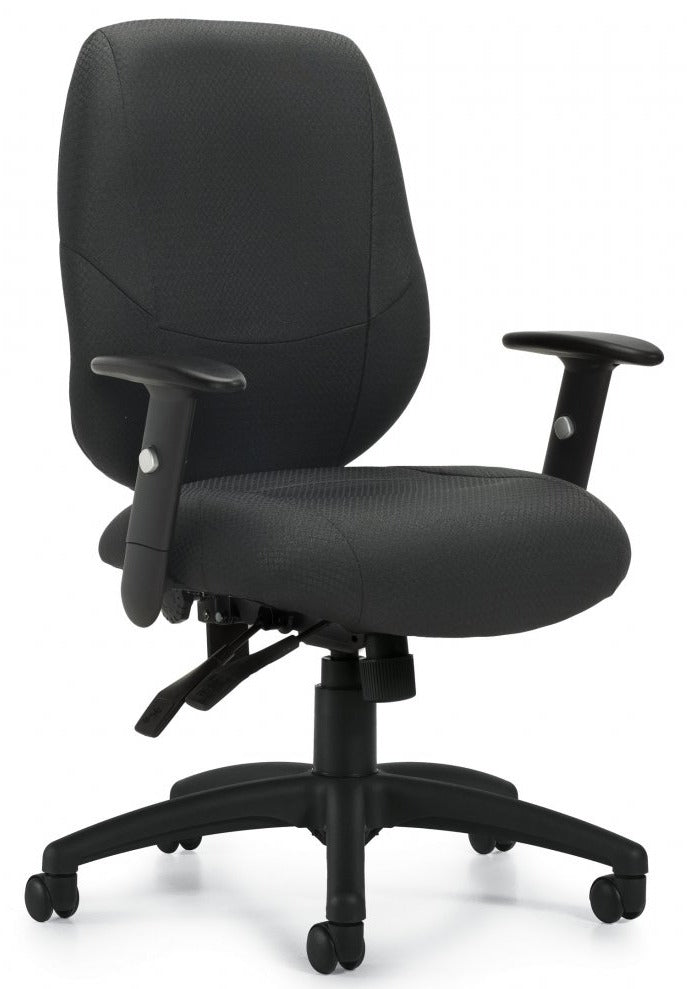 OTG11631B Multi-Function Ergonomic Office Chair - Adjustable Height, Lumbar Support & Swivel Base for Home Office, Gaming & Workspace Comfort