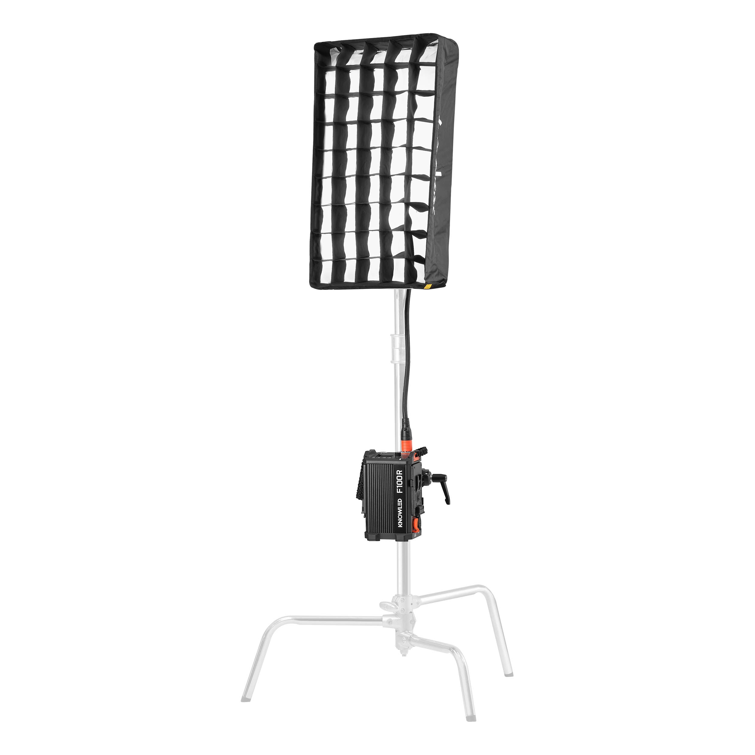 KNOWLED F100R K2 1'x2' IP54 Waterproof Flexible RGB LED Panel with Softbox Kit - Professional Cine Lighting for Photography, Videography & Studio Production