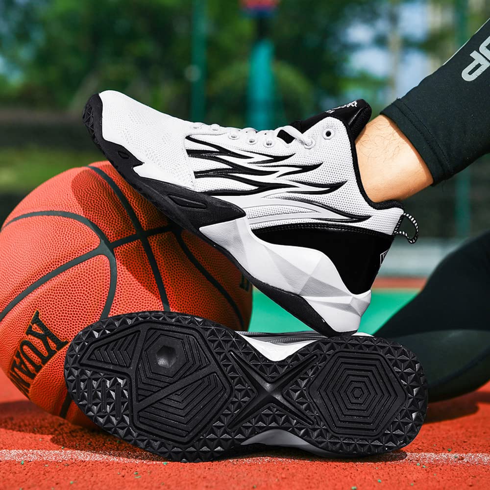 Men's Running Shoes - Lightweight Basketball Sneakers for Outdoor Sports & Gym Workouts - Breathable Fashion Sneakers for Jogging, Walking & Casual Wear