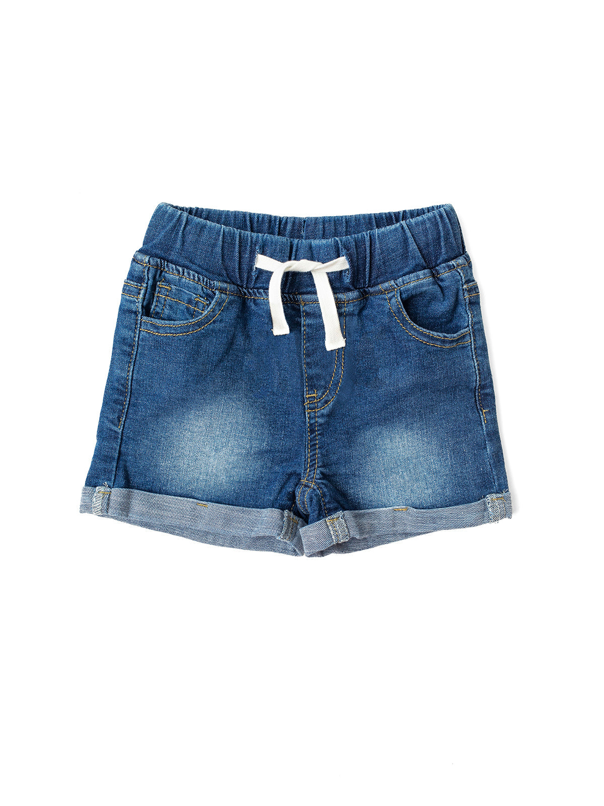 Classic Women's High Waisted Denim Shorts - Vintage Blue Distressed Denim Shorts for Women | Perfect for Summer, Beach, and Casual Outfits