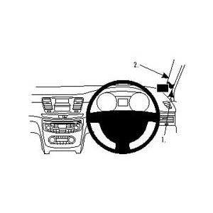 ClicOn No Holes Right Hand Dashboard Mount for Peugeot 508 (2011-2019) - Secure Phone Holder for Safe Driving & Navigation