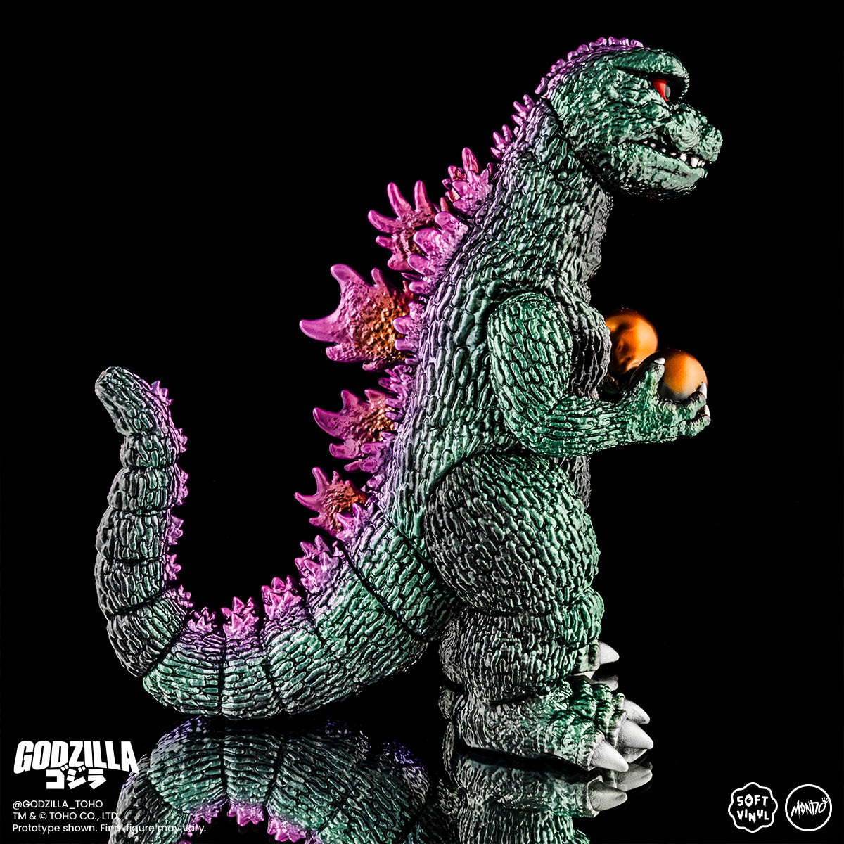 Godzilla vs Hedorah Soft Vinyl Figure Set - Limited Edition Oil Slick Variant - Japanese Kaiju Collectible for Display & Home Decor