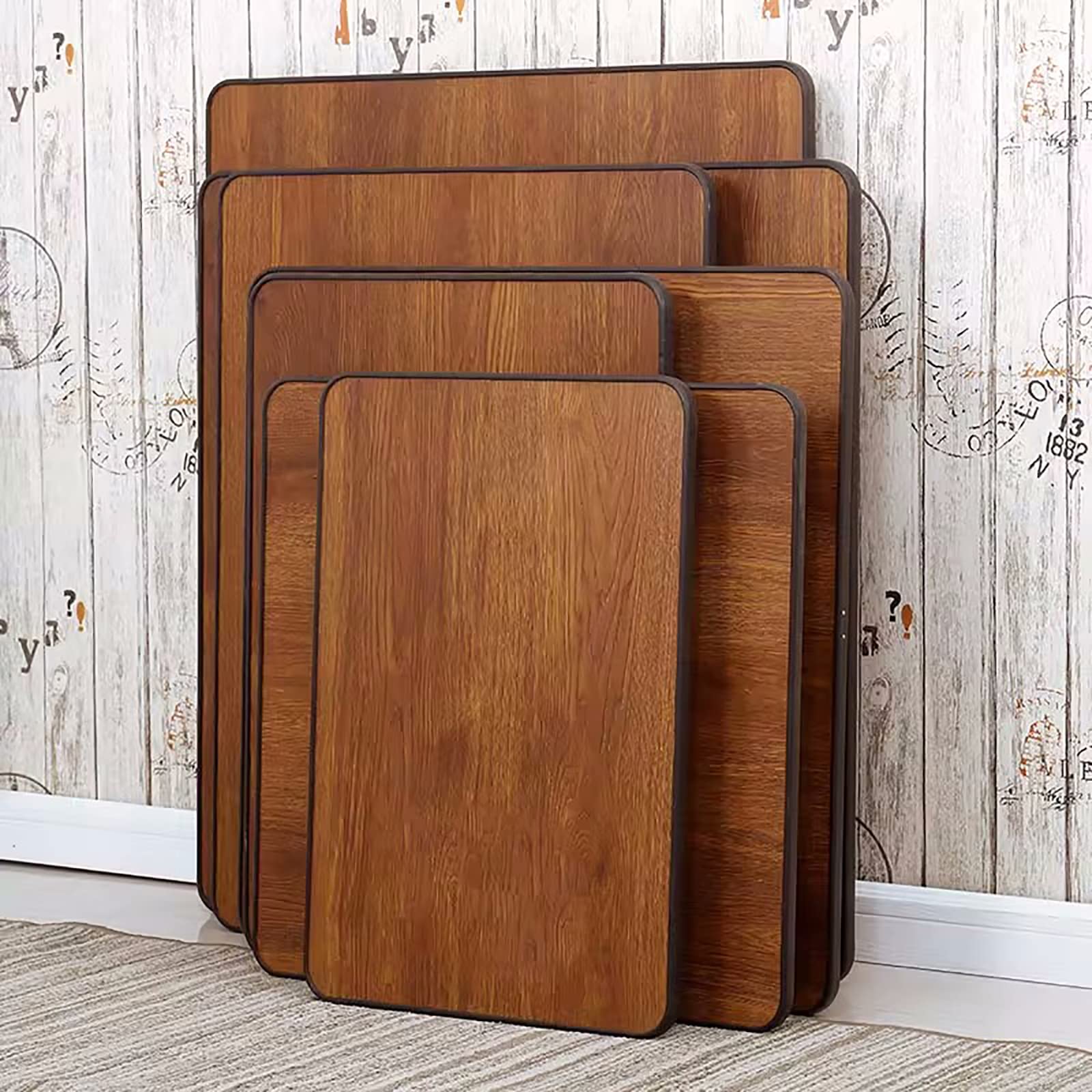 Japanese Style Wooden Folding Coffee Table - Adjustable Low Floor Desk for Meditation, Kotatsu & Laptop Use - Foldable Tray Table (27.5x19.6 Inch, Brown) - Perfect for Small Spaces, Living Rooms & Zen Decor
