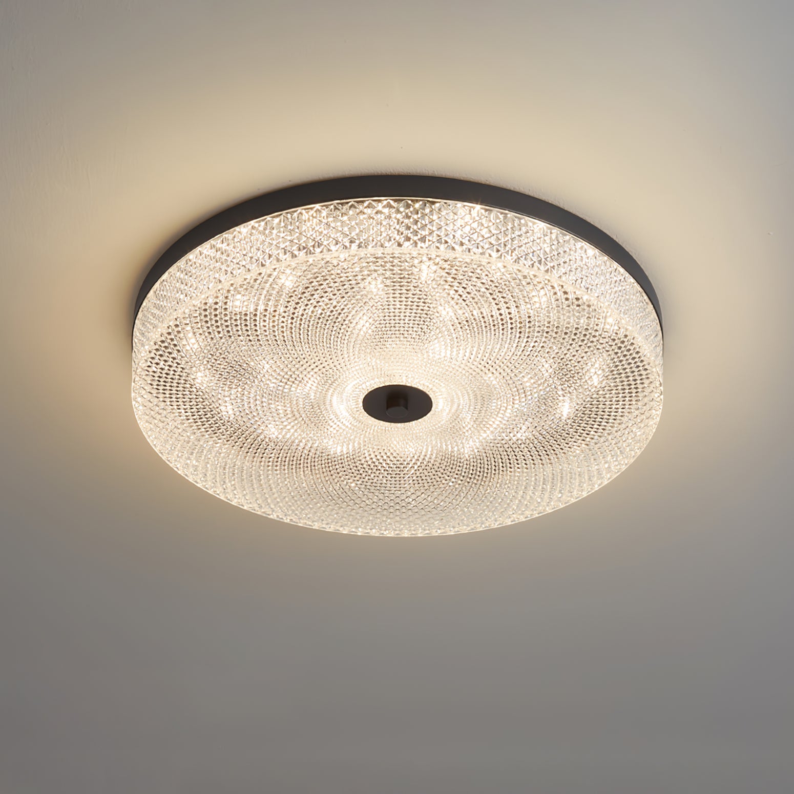 Glimmering Striped Ceiling Light Fixture - Modern LED Chandelier for Living Room, Bedroom, Dining Room - Perfect for Home Decor and Ambient Lighting