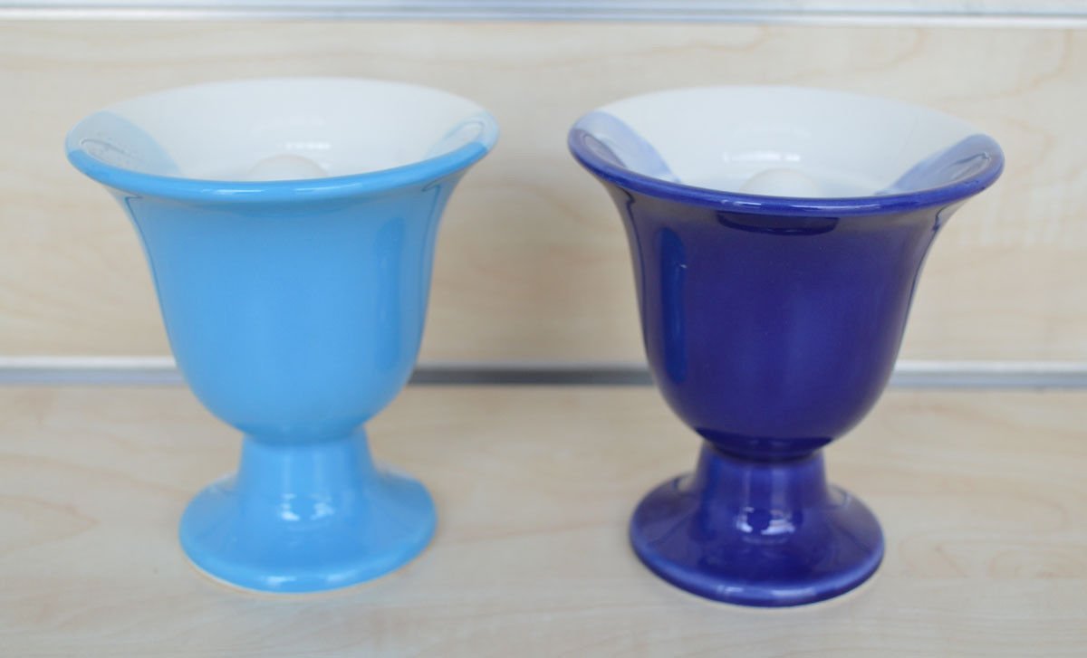 Pythagoras Cup of Justice & Tantalus Cup Set - Evil Eye Protector Design by Estia Creations | Ancient Greek Novelty Drinking Vessel for Home Decor, Gifts & Party Games