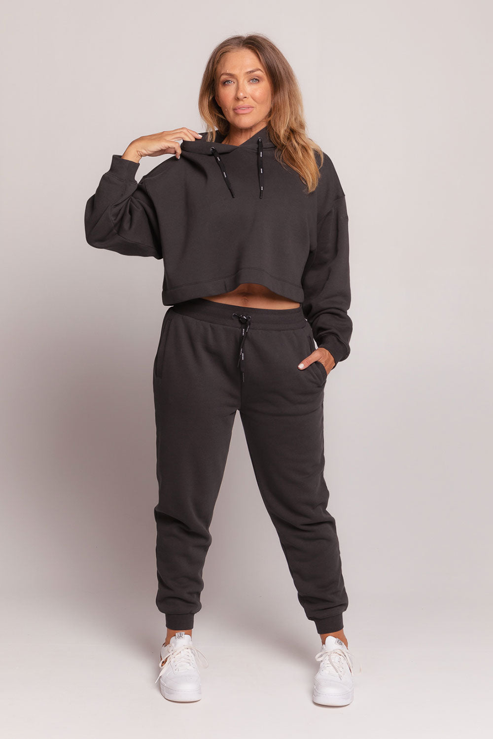 Off Duty Trackpants - Charcoal Black | Comfortable Casual Joggers for Men & Women | Perfect for Lounge, Gym & Streetwear