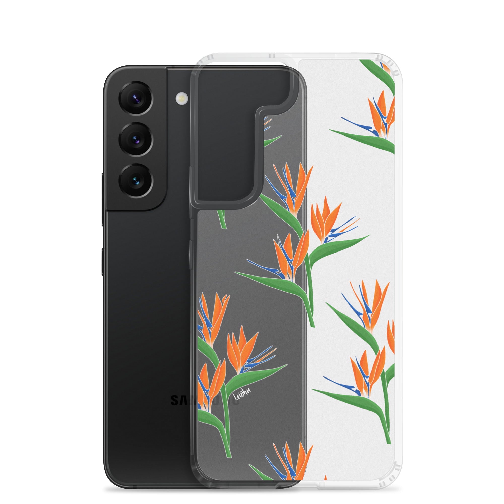 Bird of Paradise Clear Phone Case for Samsung Galaxy - Slim Protective Cover for Everyday Use & Travel