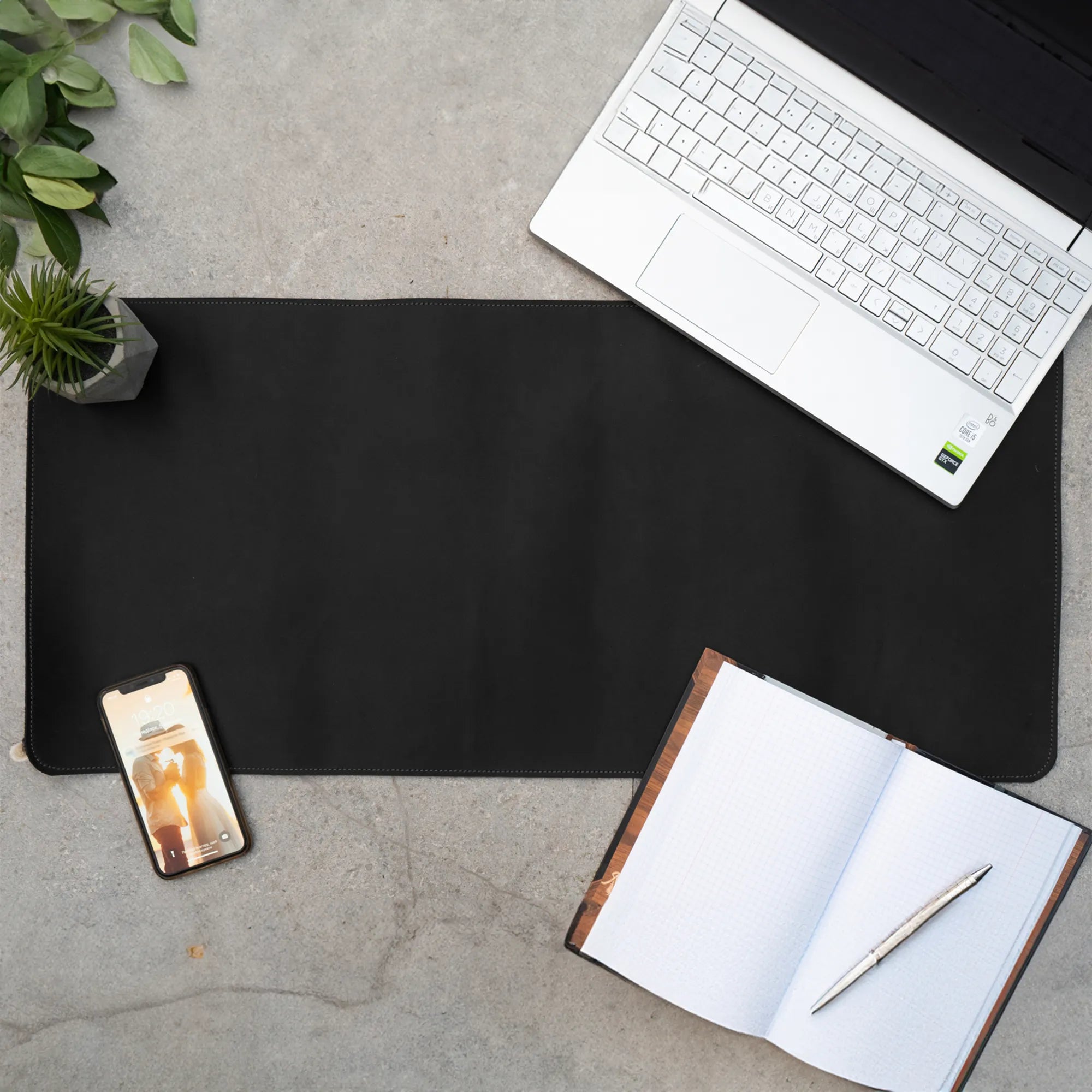 Premium Large Desk Pad Protector - Non-Slip Mouse Pad & Writing Surface for Office, Home, Gaming (36x18in) - Perfect for Workstations, Desks, and Home Offices