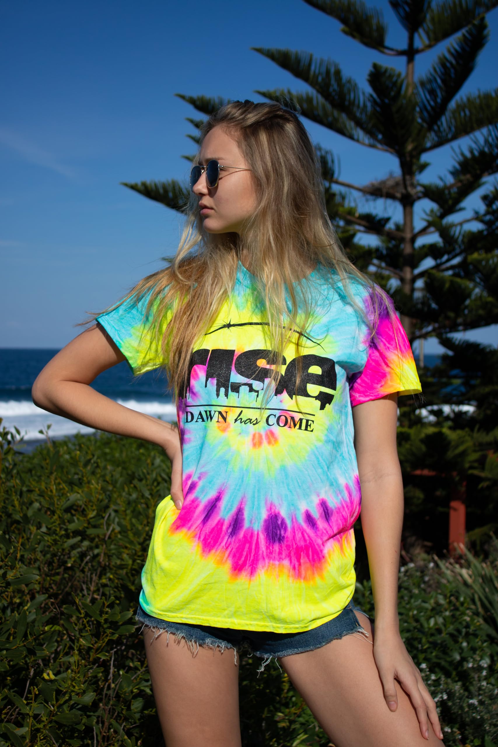 Vibrant Colortone Tie Dye T-Shirts for Men & Women | Soft Unisex Short Sleeve Tees | Perfect for Summer Festivals, Beach Outings & Casual Wear