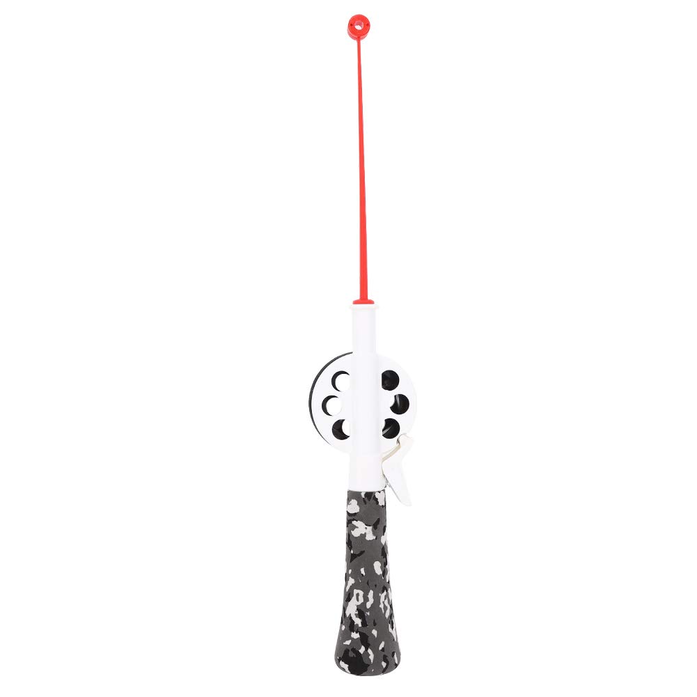 Low Resistance Kids Ice Fishing Rod - 34cm Durable Ice Fishing Pole with Reel for Beginners | Perfect for Winter Fishing Adventures & Outdoor Family Activities