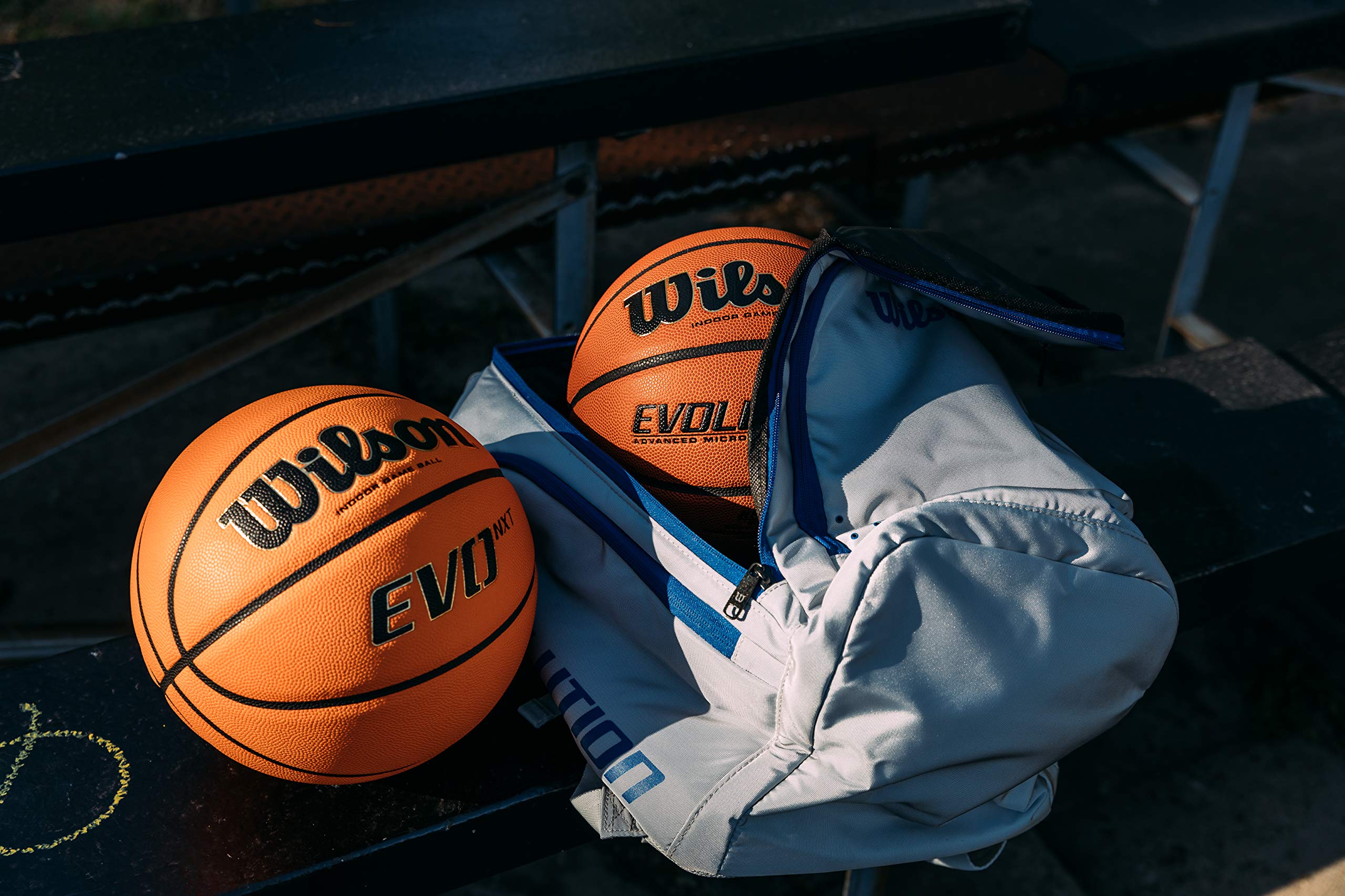 Wilson Evo NXT Indoor Game Basketball - Premium Performance for Indoor Courts, Leagues & Training | Perfect for Gym, School & Competitive Play