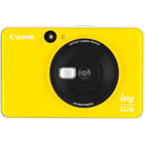 Canon IVY CLIQ Instant Camera Printer (Bumblebee Yellow) - Portable Photo Printer for Travel, Parties & DIY Scrapbooking - Wireless Bluetooth Printing for Smartphones