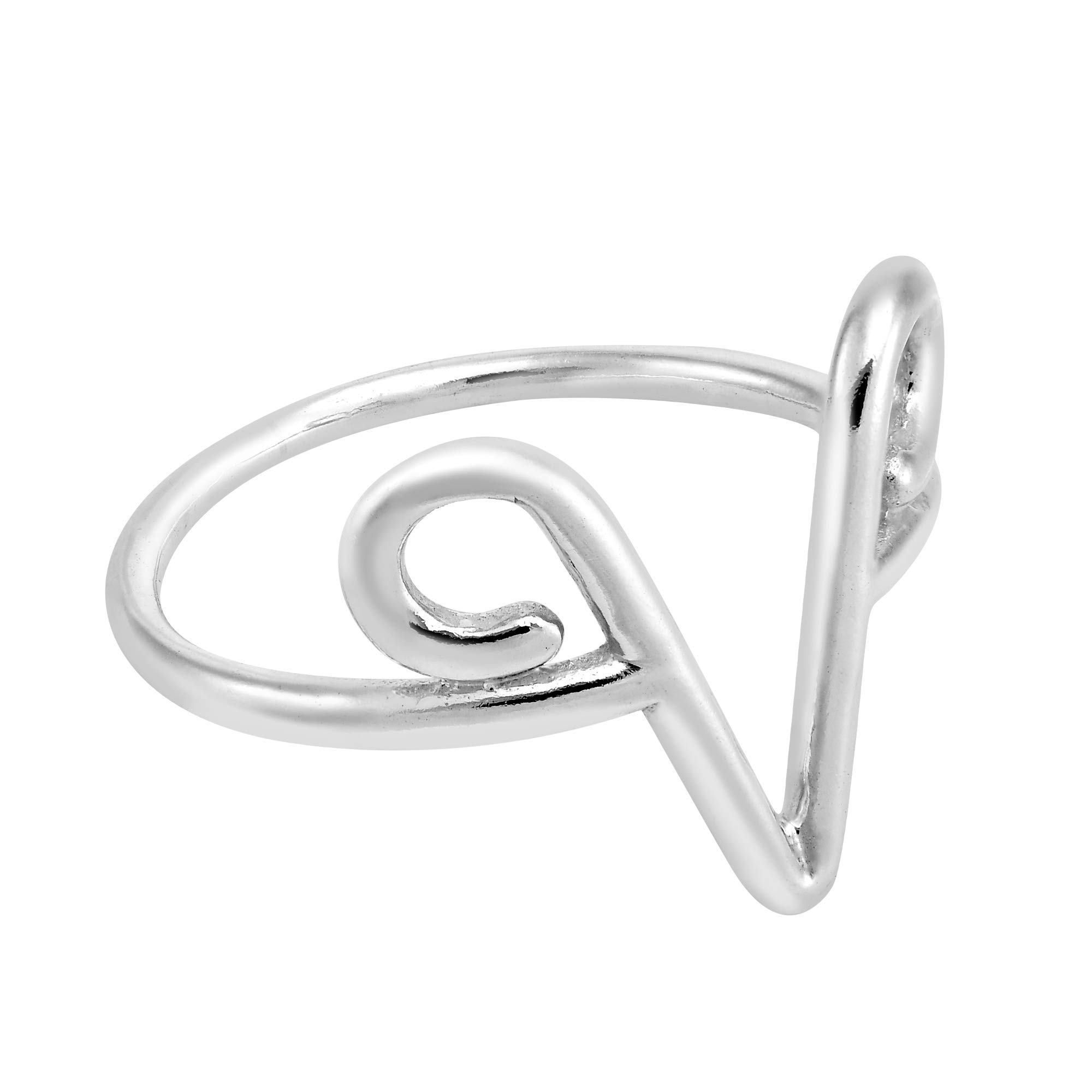 AeraVida .925 Sterling Silver Aries Zodiac Sign Band Ring for Women - Minimalist Wedding, Promise & Casual Comfort Fit Ring (Sizes 5-10) | Perfect for Everyday Wear, Gifts & Astrology Lovers