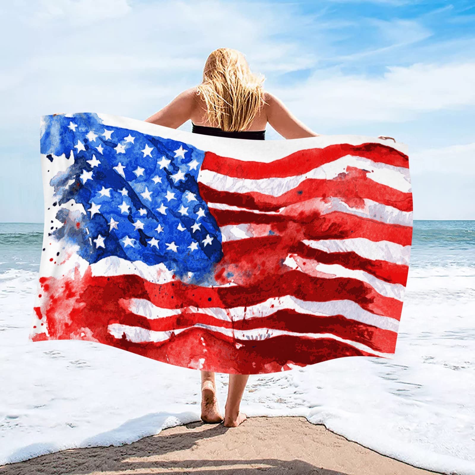 Premium Microfiber Beach Towel - Quick Dry, Sandproof, Large Pool & Swim Towel for Travel, Yoga, Picnics & Outdoor Activities | Soft, Lightweight & Multi-Purpose Blanket