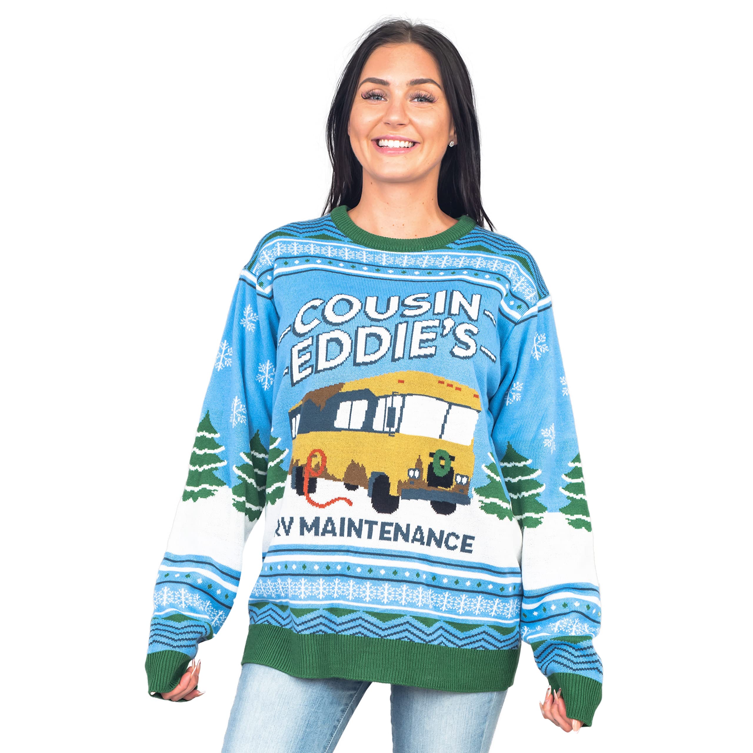 Vacation Movie The Jolliest Bunch Red Ugly Christmas Sweater - Funny Holiday Party Outfit for Christmas Gatherings & Festive Celebrations