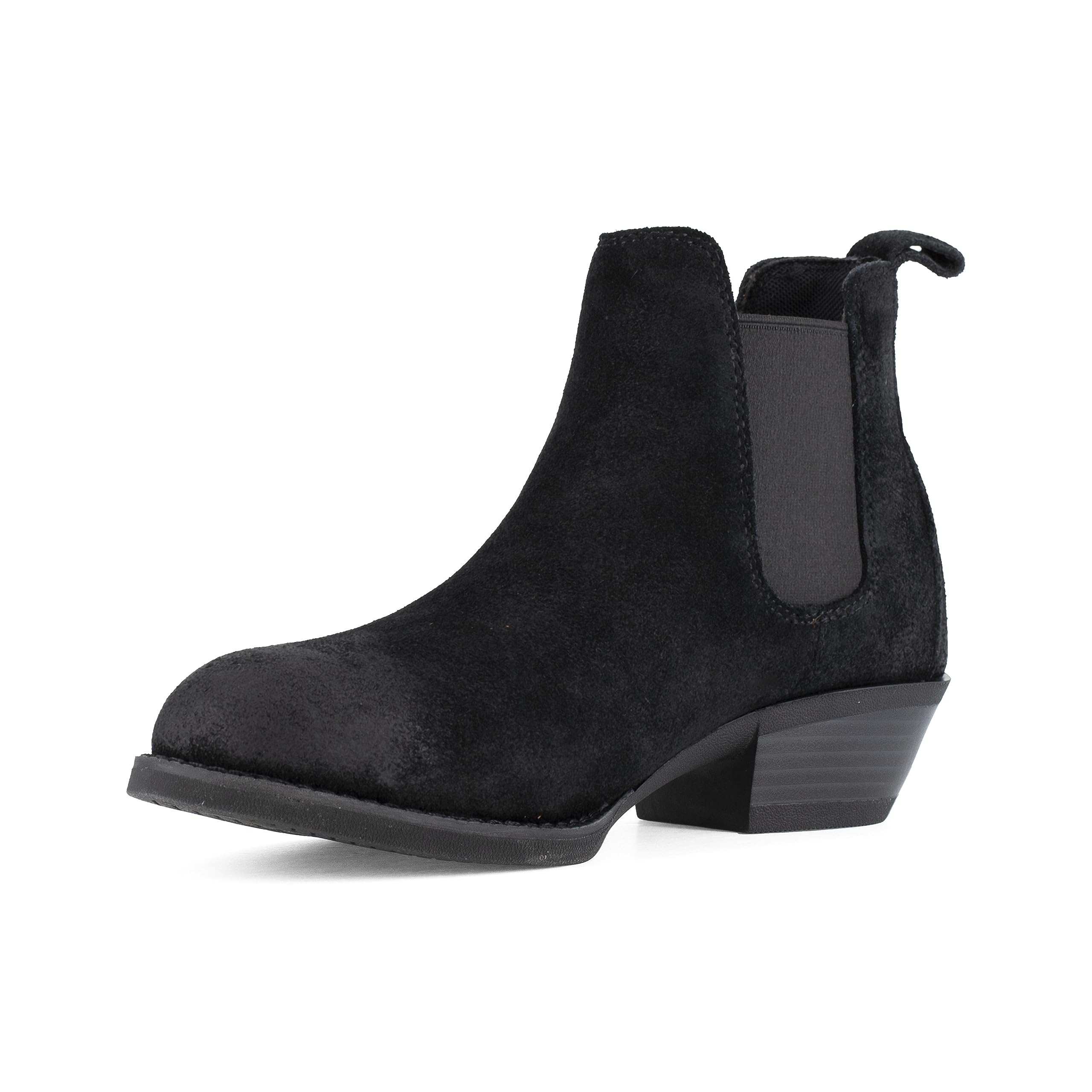 Frye Women's Safety-Crafted Steel Toe Chelsea Boots - Dark Brown Leather Work Boots for Construction, Warehouse & Outdoor Safety (符合SEO规范,翻译成英文,增加使用场景)