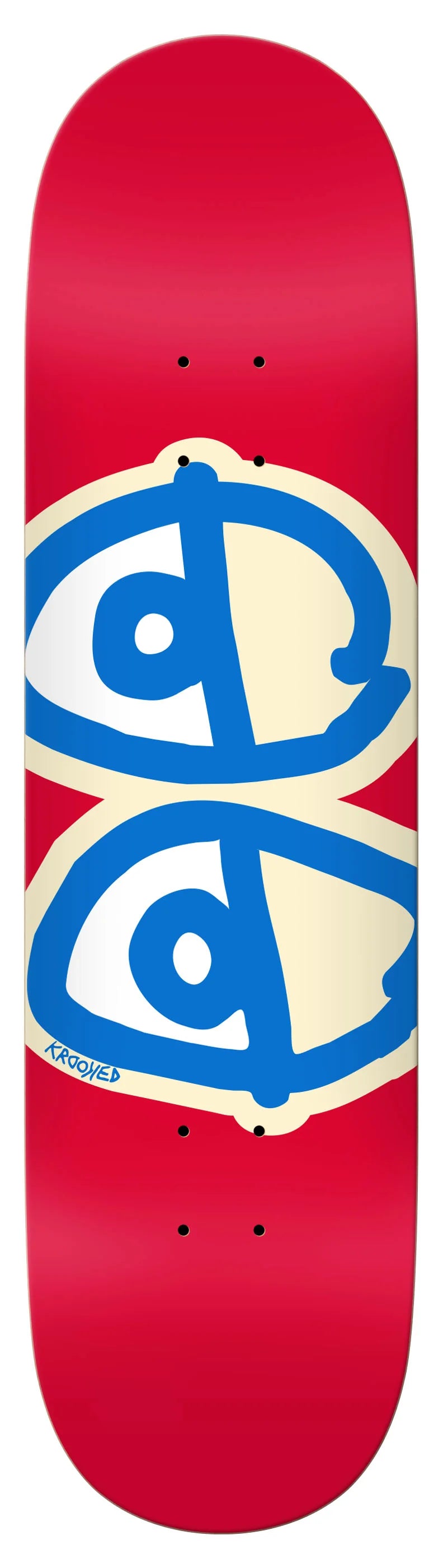 Krooked Team Eyes Skateboard Deck - Premium Quality for Street & Park Skating | Perfect for Skaters & Collectors