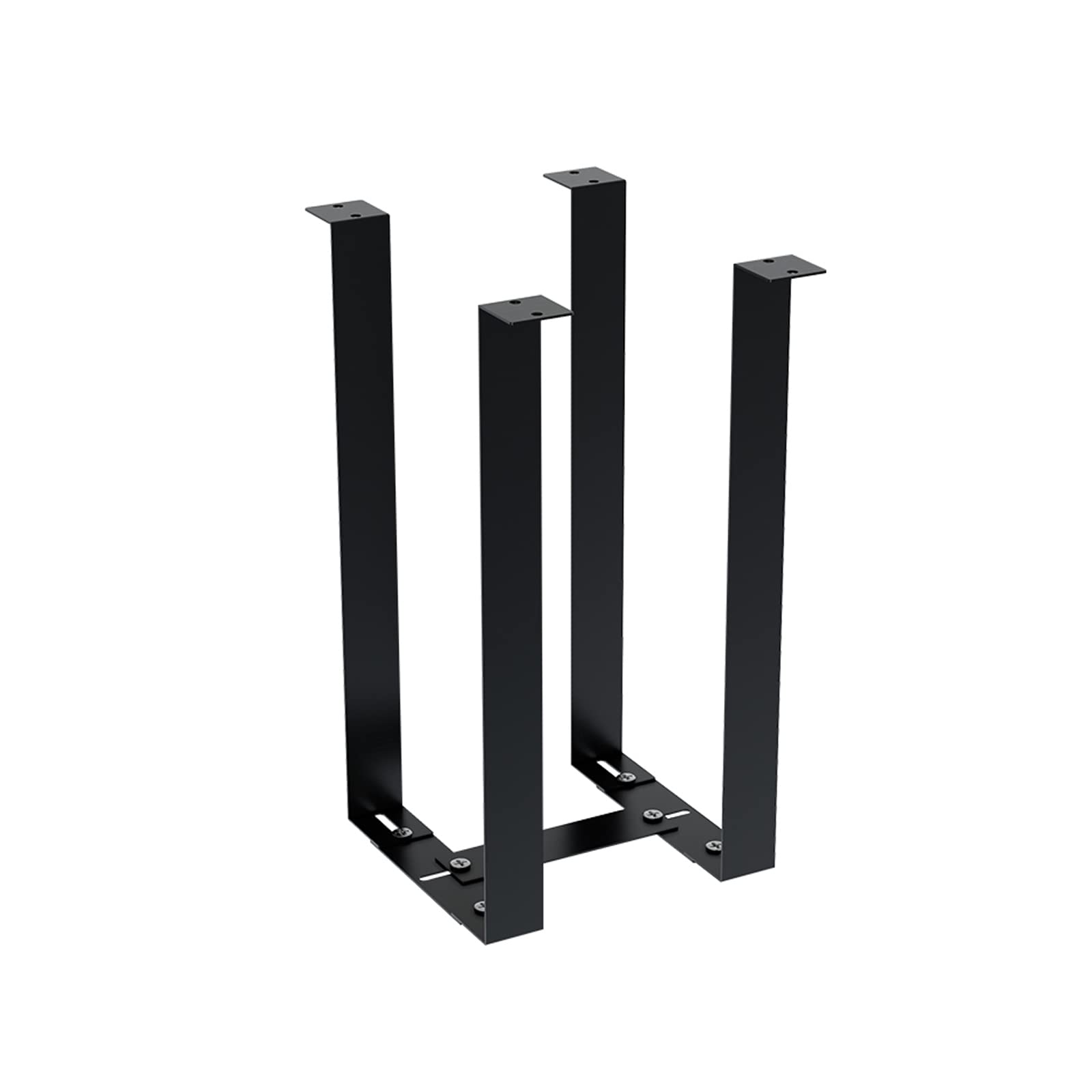 Adjustable PC Stand for Floor - Heavy Duty CPU Holder with Straps, Fits Most Computer Cases (Black, 51cm) - Perfect for Gaming Rigs & Office Workstations