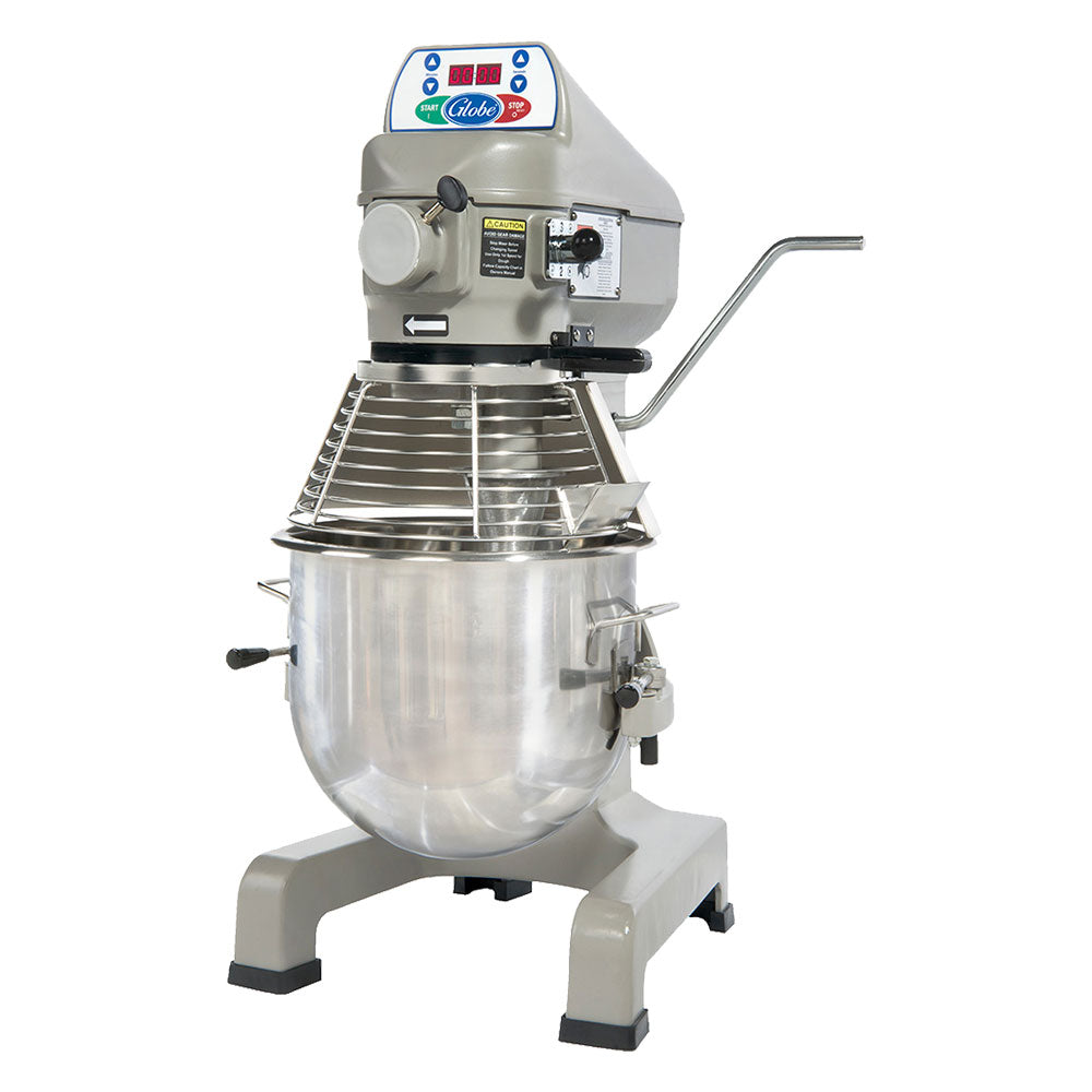 Globe SP20 20 Quart Planetary Bench Mixer - Heavy Duty Commercial Dough Mixer for Bakeries, Restaurants & Catering - Perfect for Baking Bread, Pizza Dough & Pastries