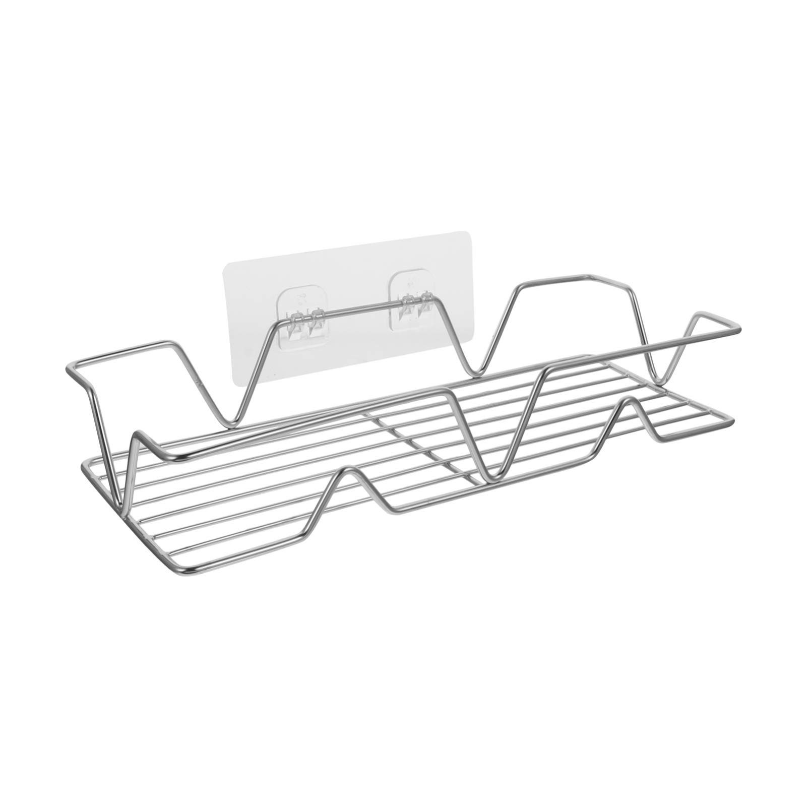 DOITOOL Stainless Steel Wall Mounted Corner Shelf - Space Saving Bathroom & Kitchen Storage Organizer for Spices, Toiletries, and Small Items - Perfect for Small Spaces and Clutter-Free Organization