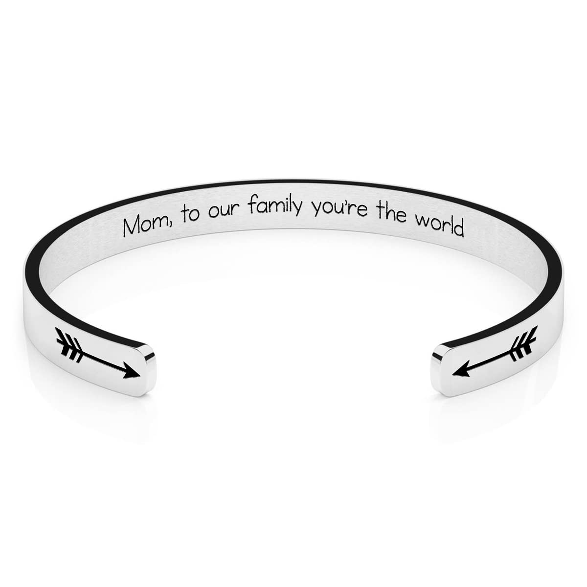 Inspirational Adjustable Cuff Bracelets for Women & Teens - Personalized Friendship Jewelry with Motivational Mantras - Perfect Birthday Gift for Her, Graduation Present, Daily Encouragement Wear
