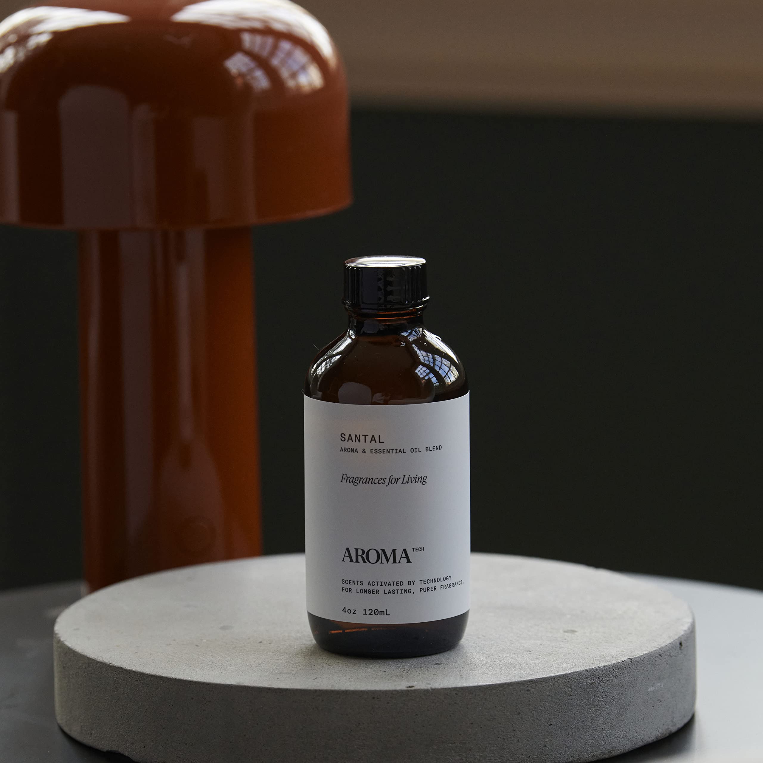 AromaTech Santal & Love Affair Essential Oil Diffuser Set - 120ml | Premium Blend of Santal Cardamom, Papyrus, Musk & Jasmine, Saffron, Cedar, Ambergris | Perfect for Home Aromatherapy, Spa Relaxation & Stress Relief