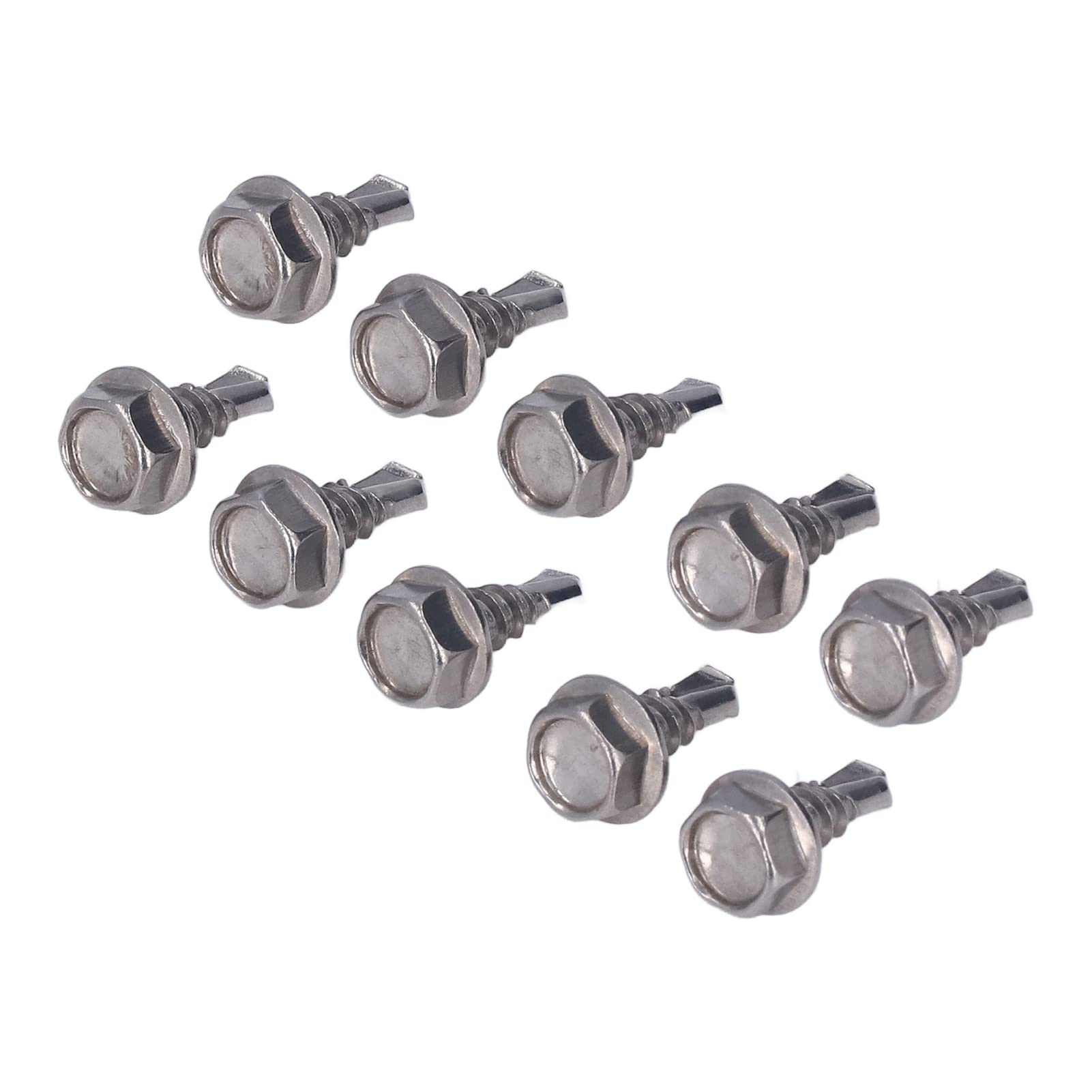Self Tapping Screws - Premium Stainless Steel with Washer for Secure Fastening | Ideal for Home Repairs, Furniture Assembly & DIY Projects