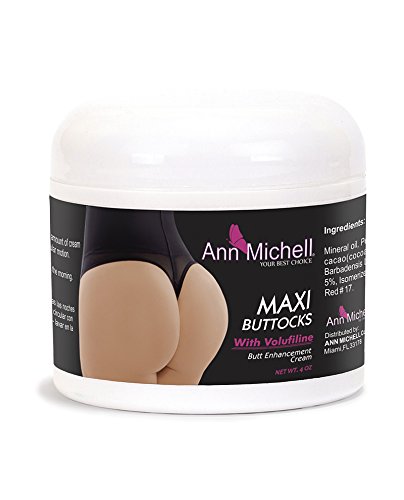 Maxi 4 Oz Butt Enhancement Cream with Volufiline - Booty Lifting & Slimming Massage Cream for Natural Booty Growth | Colombian Formula for Firmer, Rounder Buttocks | Perfect for Gym, Postpartum Recovery & Body Contouring