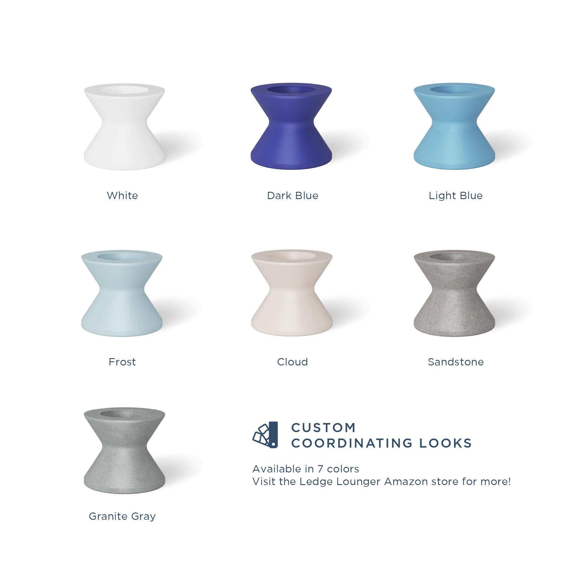 Ledge Lounger In-Pool Side Table with Ice Storage and Umbrella Hole - Cloud Color - Perfect for Poolside Drinks and Relaxation