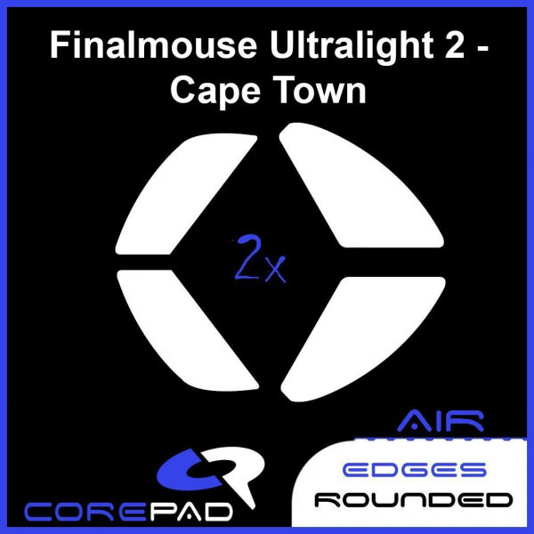 Corepad Skatez AIR Mouse Feet for Finalmouse Ultralight 2 Cape Town, Starlight 12 & UltralightX - Ultra Smooth Gliding for Gaming & Esports Performance