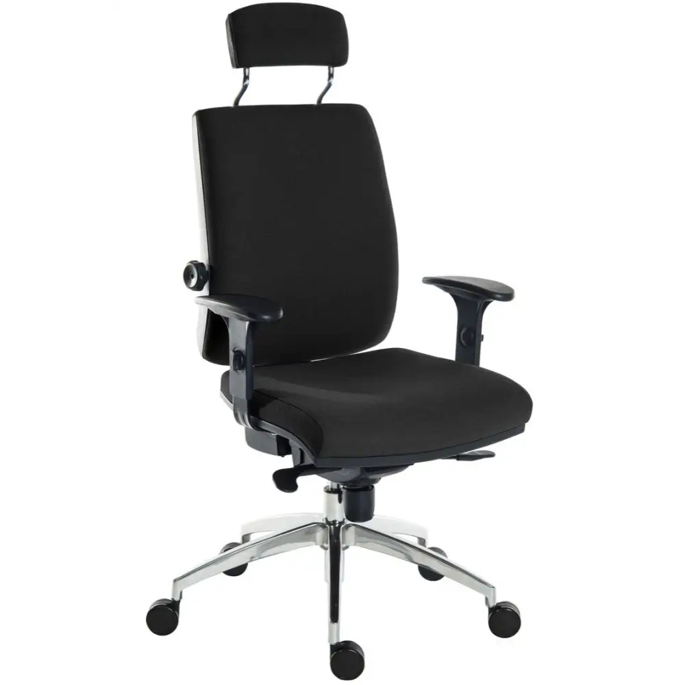 Premium Ergonomic Office Chair with Adjustable Armrests - High Back Support for Long Hours - Ideal for Home Office, Gaming & Workspace Comfort