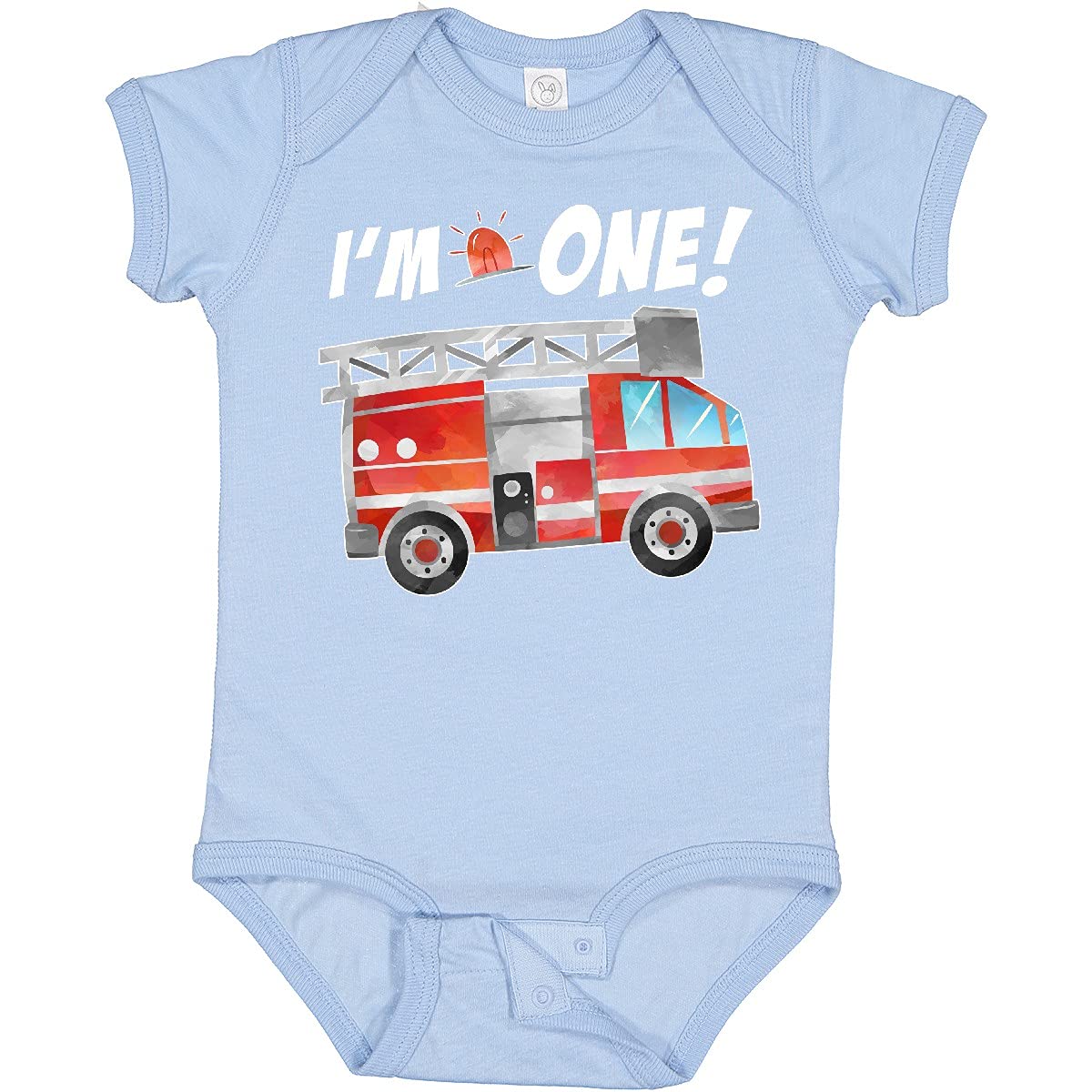 Fire Truck 1st Birthday Bodysuit for Boys - Cute Baby Outfit for Birthday Party & Photo Shoots