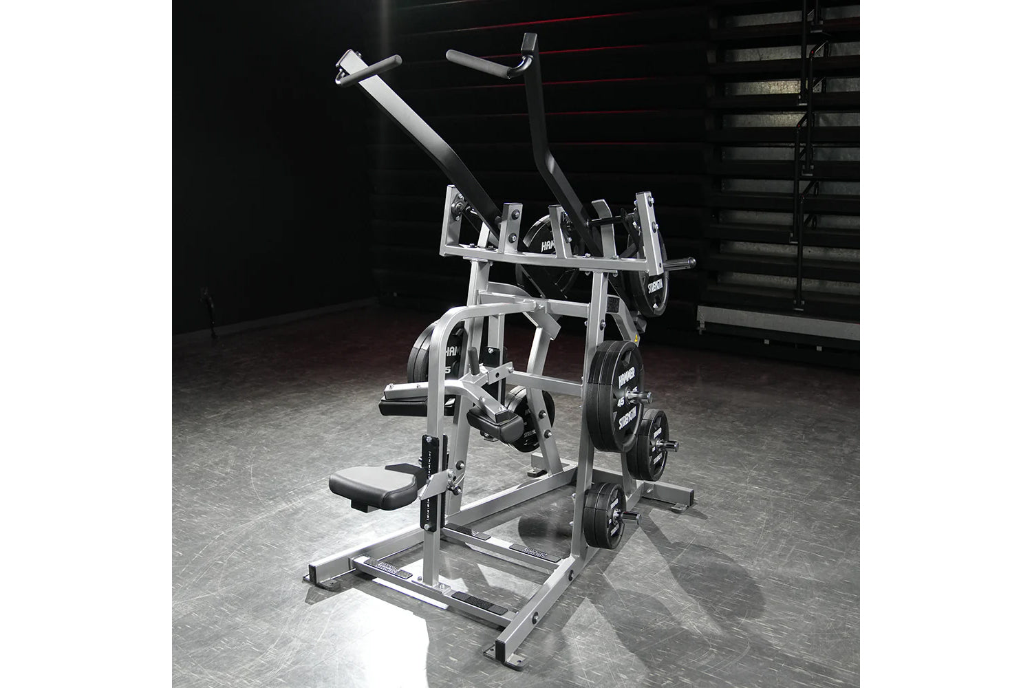Hammer Strength Plate Loaded Iso-Lateral Wide Pulldown Machine - Professional Gym Equipment for Back Workouts & Strength Training