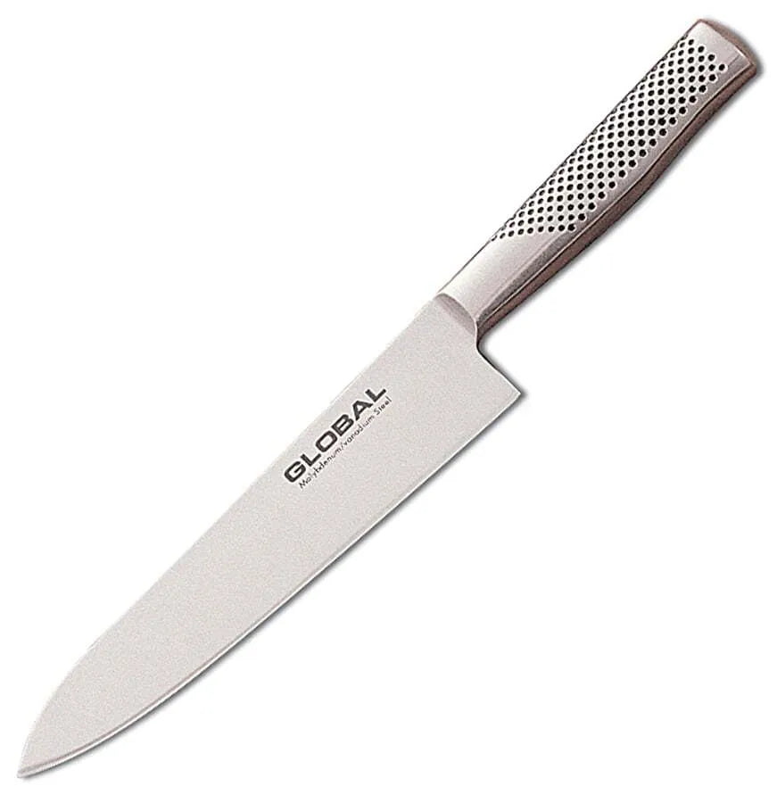 Premium Global Master Chef Knife - Professional 8-Inch Stainless Steel Kitchen Knife for Slicing, Dicing & Chopping - Perfect for Home Cooks & Professional Chefs - Ideal for Meat, Vegetables & Fruits Preparation