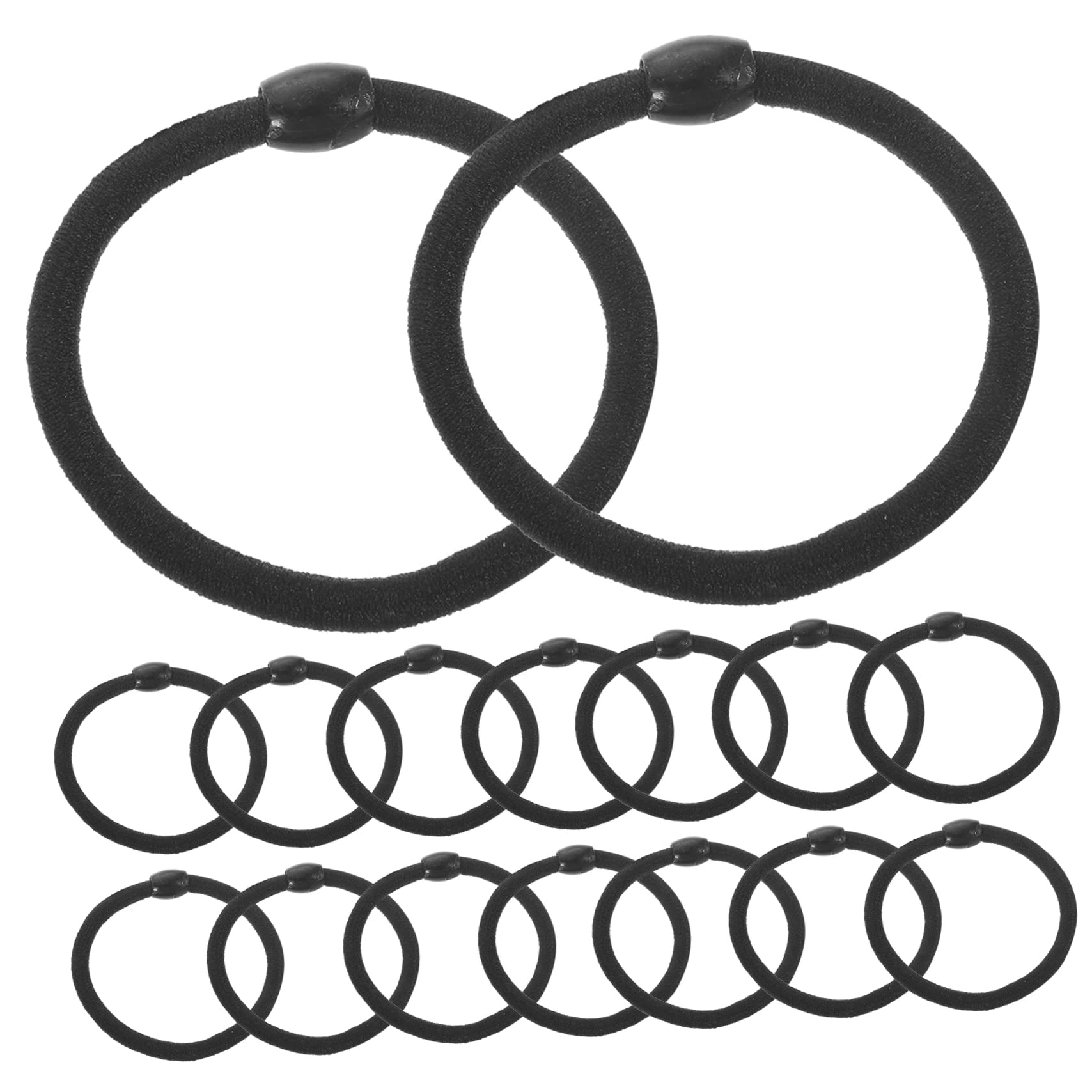 BIUDECO 100pcs Elegant Ponytail Holders - Soft Nylon Hair Ties & Scrunchies for Women & Girls, Bulk Hair Elastic Bands for School, Work, Gym, and Everyday Styling