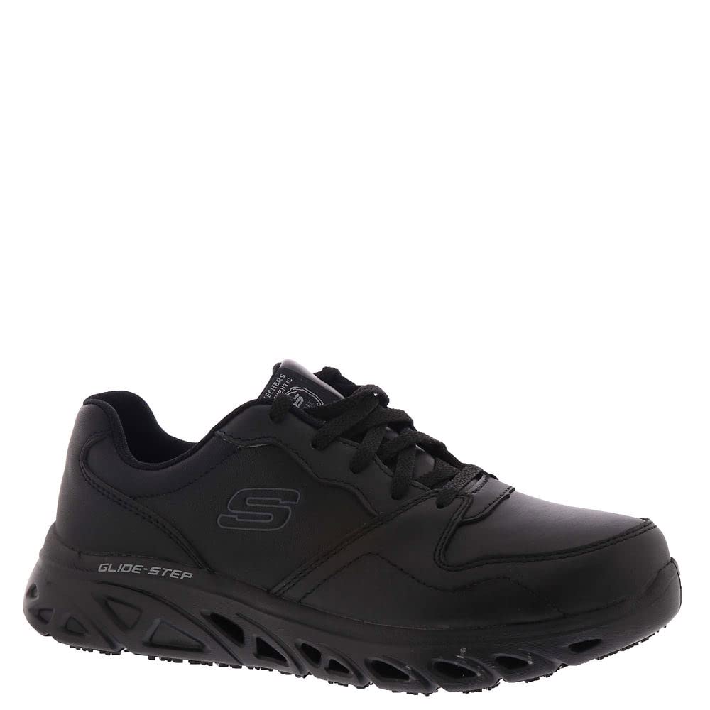 Skechers Women's Work Glide Step SR-Tupela Slip Resistant Oxford Work Shoes - Comfortable & Durable for Nurses, Waitresses & Healthcare Professionals